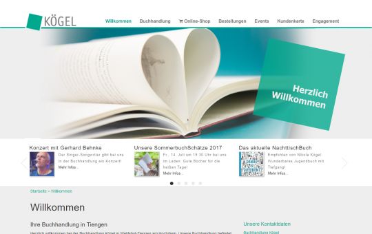 Screenshot www.buchkoegel.de