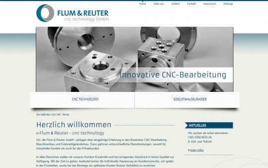 Screenshot www.flum-reuter.de
