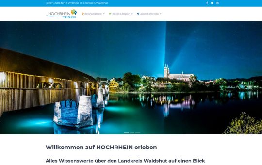 Screenshot www.hochrhein-erleben.de