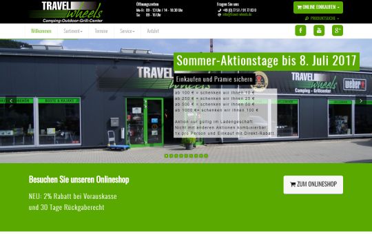 Screenshot www.travel-wheels.de